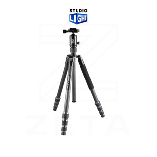 Kingjoy G55C G0 Tripod Carbon Fiber High Performance ขาตั้งกล้อง ขาตั้งคาร์บอนแท้ หนา 8 ชั้น ขาตั้งถ่ายวีดีโอ