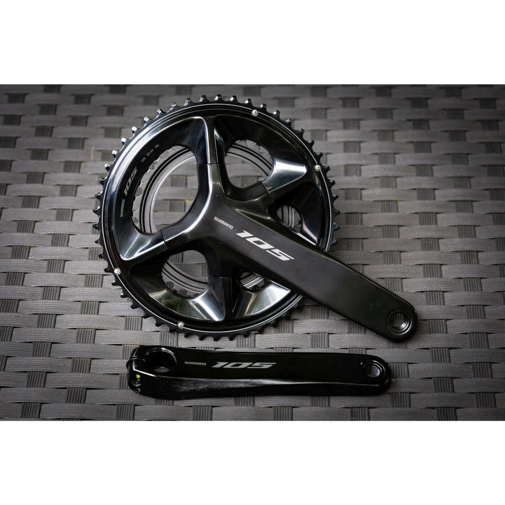 จาน Shimano 105 รุ่น FC - R7100  2x 12 สปีด ขาจาน fc-r7100 crank