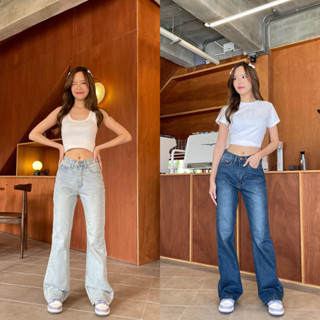 Jessie Jeans by sistersfabric กางเกงยีนส์ขาม้า ใส่แล้วหุ่นเพรียว