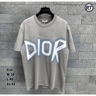 dior เสื้อยืดแขนสั้น