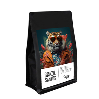 TAKATO COFFEE l เมล็ดกาแฟคั่ว บราซิล l Brazil Santos tiger l Natural Process