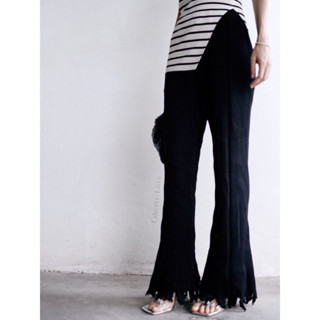 4705 Black knit pants