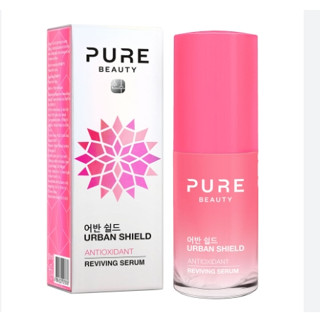 PURE BEAUTY เพียว บิวตี้ แอนตี้อ็อกซิแดนท์ รีไววิ่ง ซีรั่ม 30 มล. Exp01/24 ซีรั่มฟื้นฟู ปกป้องผิว ผิวยืดหยุ่น