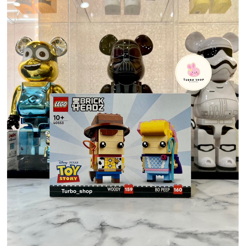 (พร้อมส่ง กล่องสวย)LEGO® BrickHeadz™ Woody and Bo Peep 40553