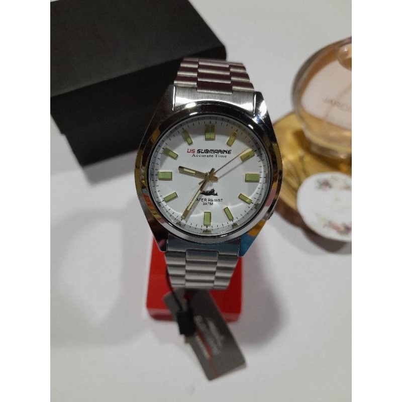 นาฬิกา us submarine ไม่มีวันที่ กันน้ำ