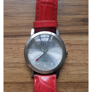 Elle Wrist Watches Size 34mm สีเงิน มือสอง ของแท้