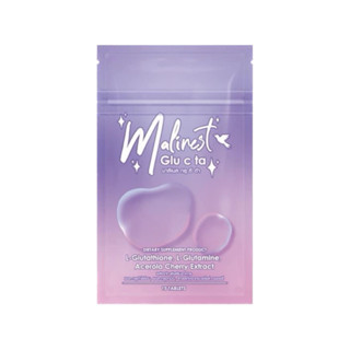 Malinest Glu c ta มาลิเนส กลูซีต้า ( 1 ซอง บรรจุ 15 เม็ด ) (ซองม่วง)
