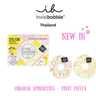 9.9🔥ใหม่🎀Invisibobble Sprunchies Fruit Fiesta ยางรัดผมโดนัทอินวิซิบ๊อบเบิ้ล 💯ของแท้🚚พร้อมส่ง