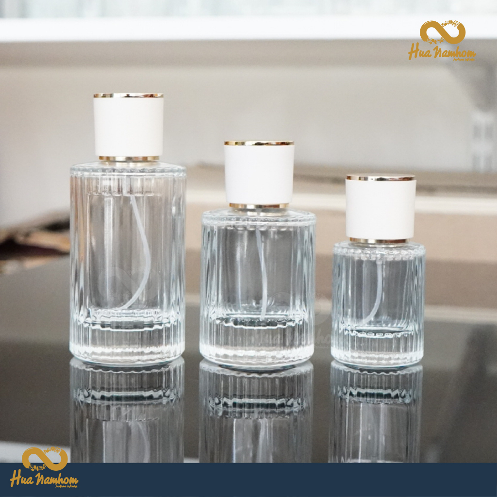 ขวดสเปรย์ทรงโคเอ้กลม ฝาครอบผิวด้าน ปริมาณบรรจุ 30ml - 100ml