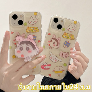 🖤ส่งจากไทยใน24ชม.🖤เคสไอโฟน 14 13 12 11 Pro Max เคส iPhone 11 การ์ตูน griptok พกง่ายๆ การป้องกันการตก Case