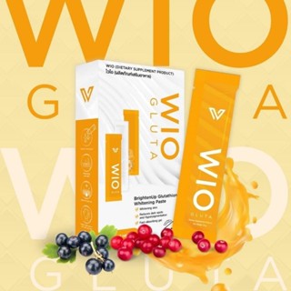 WIO Gluta - ไวโอ กลูต้า [ ของแท้ 100%‼️ ] บูสผิวขาว X10 หน้าขาวใส แก้จุดด่างดำ ฝ้ากระ‼️