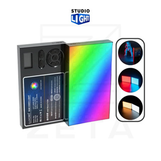 Luxceo P3 led (RGB 360 สี) video light มีแบตในตัว