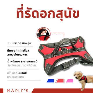 MAPLE'S สายรัดอกสุนัข สำหรับสัตว์เลี้ยงขนาดเล็ก-กลาง-ใหญ่ เม…