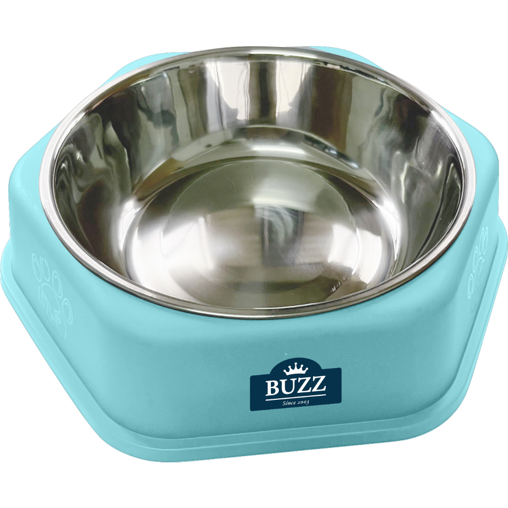 [สินค้าสมนาคุณ] Pets Bowl ชามอาหารสุดน่ารัก ใช้คู่กับอาหารสัตว์Buzz รสชาติอร่อยถูกใจ