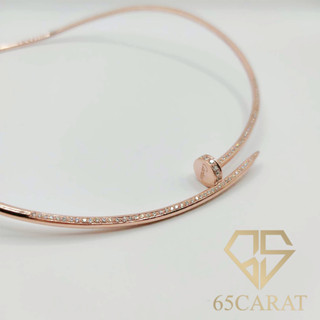 65Carat - ข้อมือเพชรแท้น้ำ100 ดีไซส์น่ารัก มีห่วงปรับระดับ