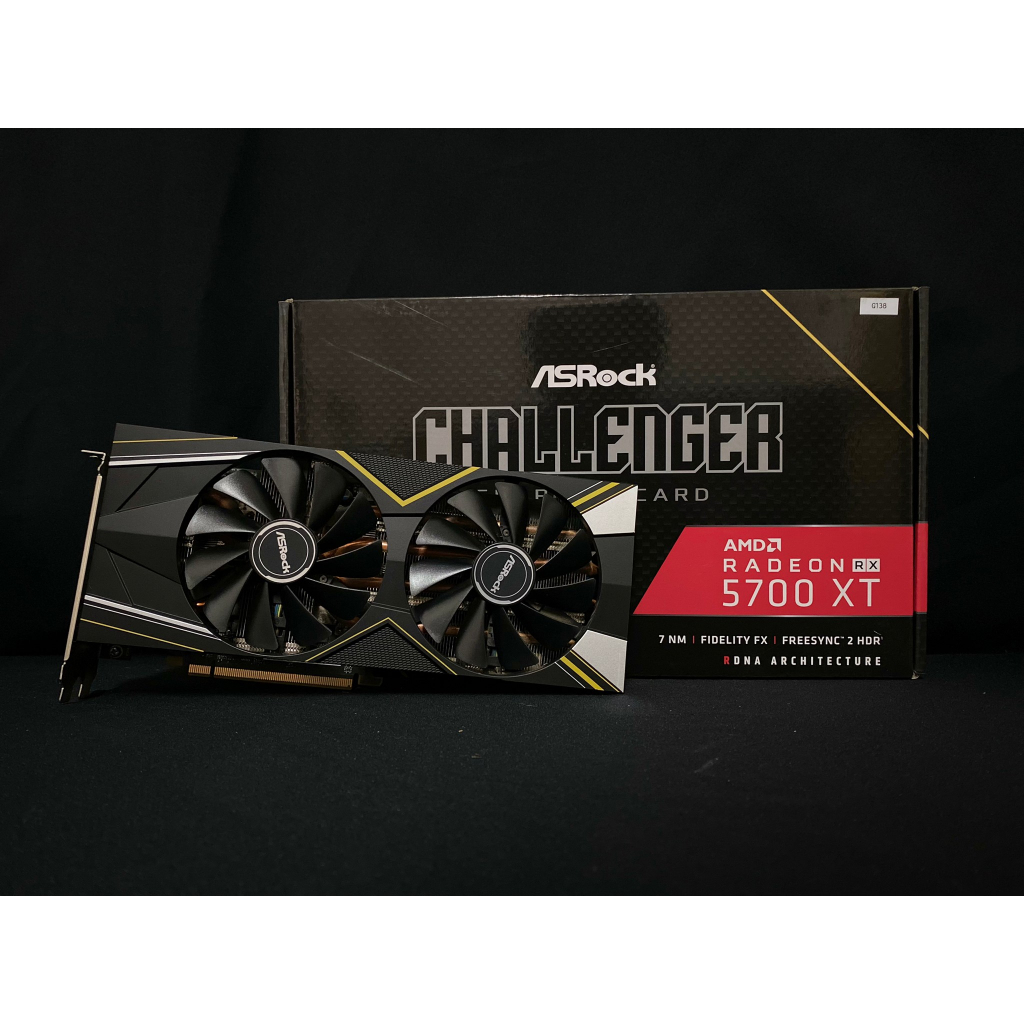 การ์ดจอ VGA ASROCK RX 5700XT CHALLENGER 8GB 2 FAN สินค้ามือสอง ไม่มีกล่อง มีประกันร้านให้ 14 วัน MAX