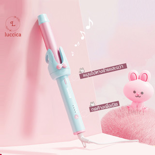 LUCCICA หนีบผม ที่ม้วนผม ปรับได้ 3ระดับ ม้วนผม ที่หนีบผม ชาร์จ USB เครื่องหนีบผม &amp; เครื่องม้วนผม ม้วนและตรงแบบใช้คู่