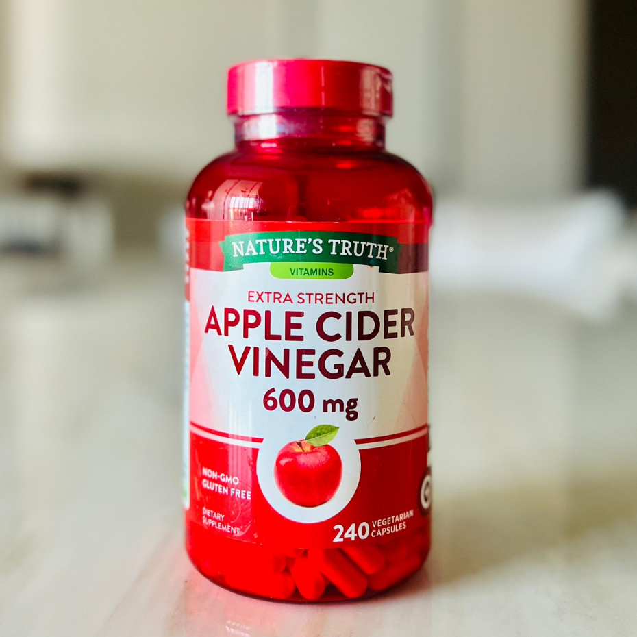 Nature's Truth Apple Cider Vinegar 240 vegetarian capsules 600 Mg แอปเปิ้ลไซเดอร์แบบเม็ดแคปซูล