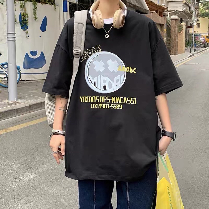 เสื้อยืดผู้ชาย เท่ๆ สไตล์เกาหลี ผ้านิ่ม เด้งๆ ใส่สบาย มีของพร้อมส่ง