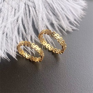 💍แหวนลายดอลล่าร์ ตัวเรือนสแตนเลสสีทอง#ไม่ลอกไม่ดำ