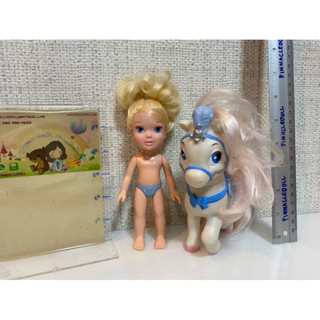 Cinderella ตัวเล็ก พร้อมม้า ของแท้ สภาพ98%