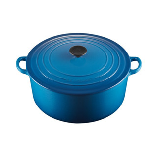 หม้อเหล็กหล่อทรงกลม ขนาด30cm สีน้ำเงิน ROUND CASSEROLE 30CM MARSEILLE