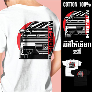 เสื้อยืดสกรีนลาย 3000GT GTO JDM คอกลมแขนสั้น Cotton 100%