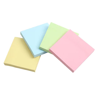 [พร้อมส่ง] กระดาษโน๊ต 100 แผ่น มีกาว ออก e-tax ได้ กระดาษโน้ต เครื่องเขียน post if sticky note ตกแต่ง diy สมุด โพสติด