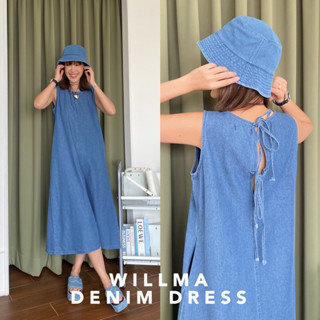 WILLMA DRESS : ชุดเดรส แขนกุด