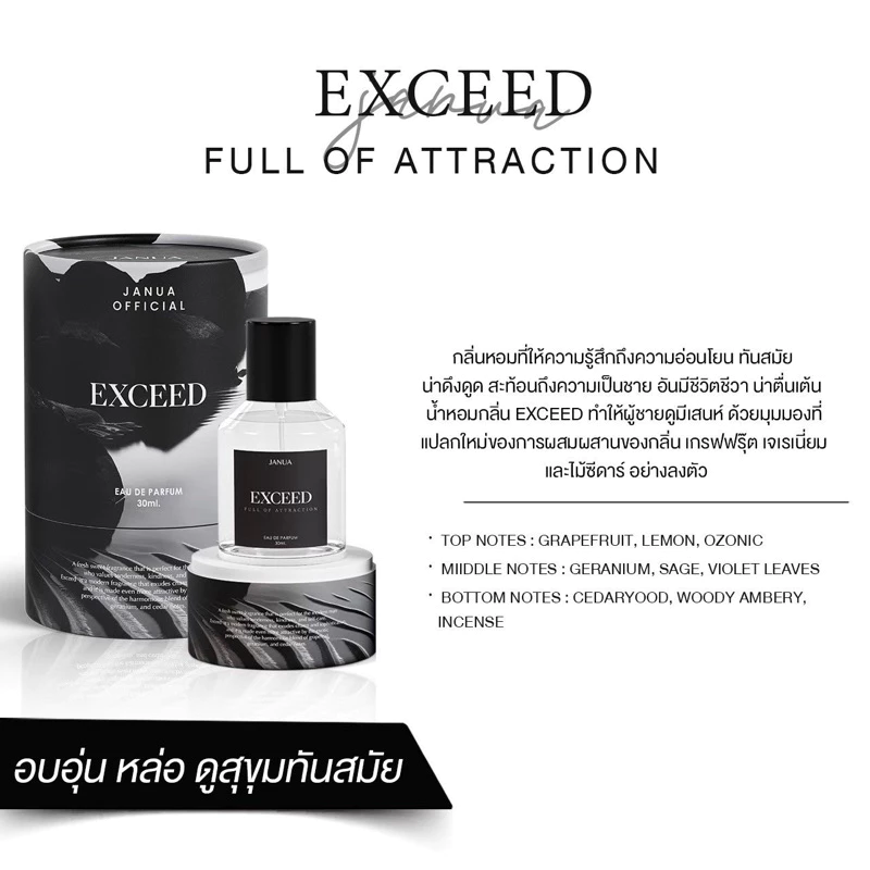น้ำหอมแจนยัวร์ Janua คอลไข่ และน้ำหอมผู้ชายแจนยัวร์ thumbnail 9