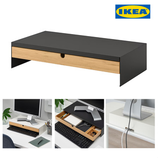 IKEA พร้อมส่ง ชั้นวางจอคอมพร้อมลิ้นชักเก็บของ ชั้นวางคอมพิวเตอร์อิเกียแท้ จัดส่งไว