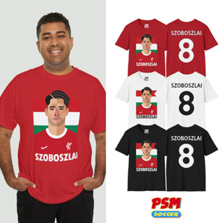 PSM เสื้อยืดลายนักฟุตบอล Dominik Szoboszlai ฤดูกาล 2023/24