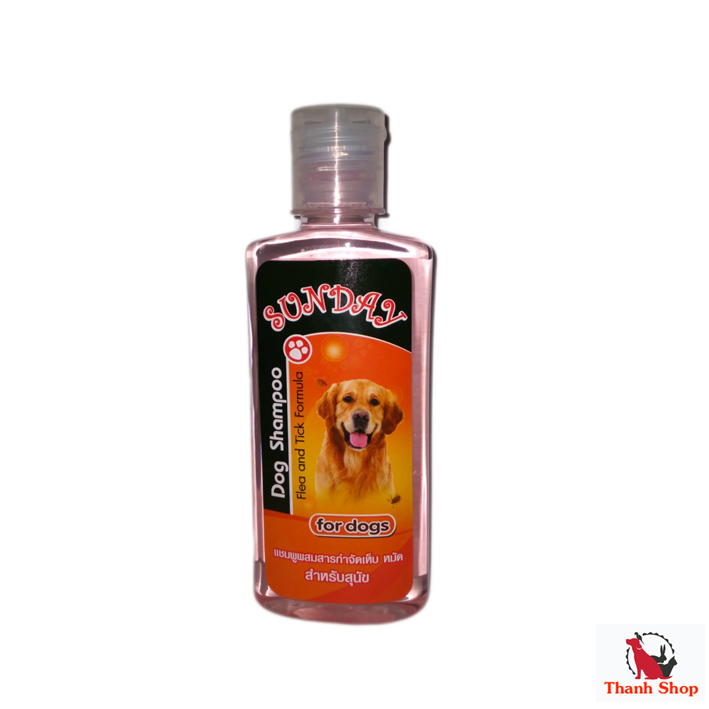 Sunday แชมพู กำจัด เห็บ หมัด ป้องกันหมัดและเห็บ สุนัข 250 mL ( อย. วอส. 169/2555)