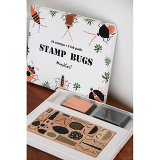 พร้อมส่ง🪲Stamp bugs ชุดแสตมป์แมลง เสริมความคิดสร้างสรรค์