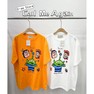 เสื้อยืด Oversize Callmeagain ทอยคอลมี น่ารัก สีสด สกีนชัด