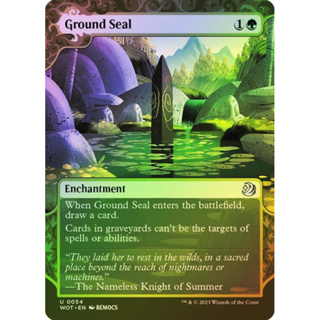 [MTG] Ground Seal [WOT] [GREEN] [UNCOM] [FOIL] [ENG] (การ์ดเมจิค / Magic the Gathering)