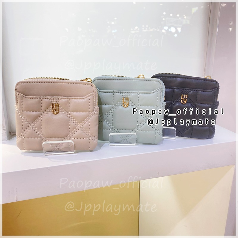 LYN กระเป๋าสตางค์ รุ่น NADENA CARD HOLDER : LL23FWF105 แท้จากชอป พร้อมอุปกรณ์