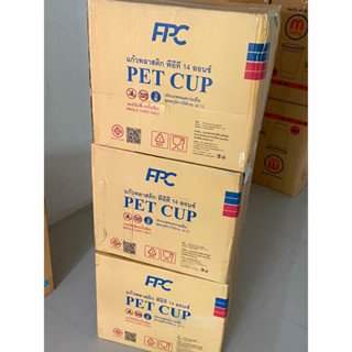แก้ว PET 14 ออนซ์ ปาก 98 mm FPC หนาพิเศษ 1000 ใบ