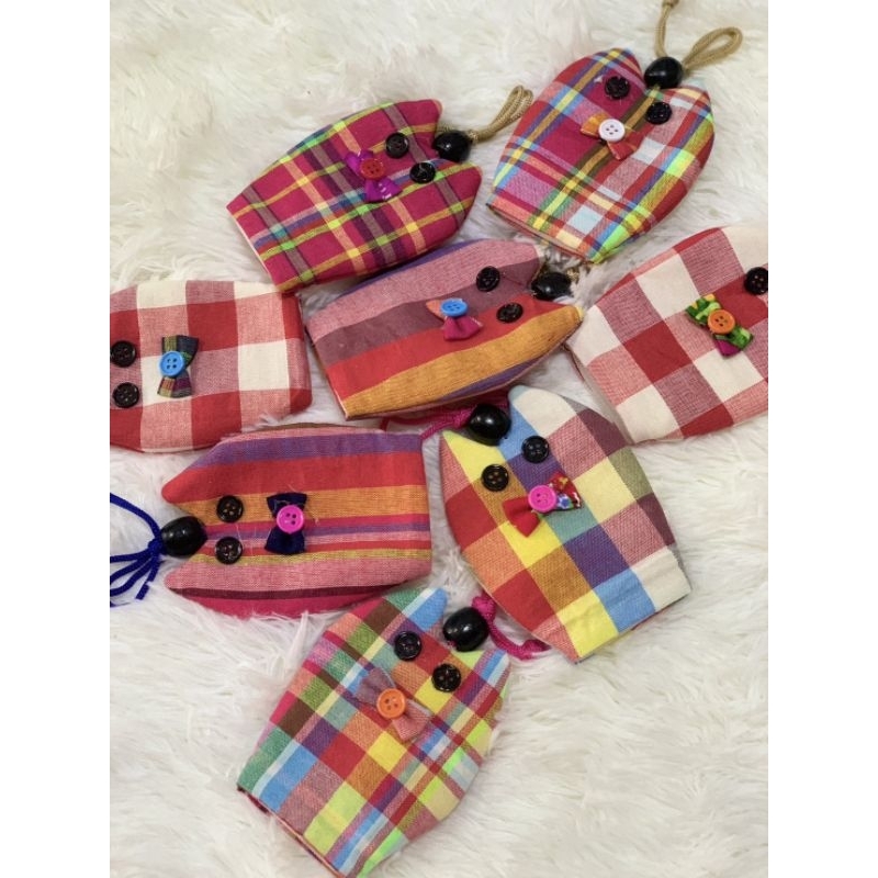 Key cover แบบช้าง <ทรงช้าง>(ผ้าขาวม้า )  ที่เก็บกุญแจ ของชำร่วย ของฝาก ของที่ระลึก ของแถม ของขวัญ งานแต่ง งานศพ งานบุญ