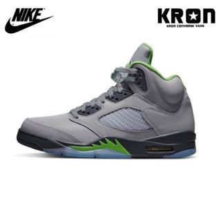 ลิขสิทธิ์แท้ 100% Nike  Air Jordan 5 Retro Green Bean รองเท้าบาส สีเทา