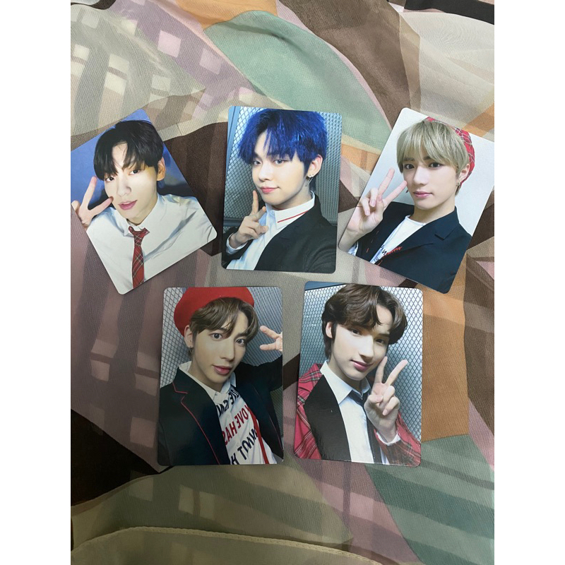 Photo card การ์ด txt ทีเร้ก tomorrow x together การ์ดแถมจากแท่งไฟ ไม่ขายแยกเมม