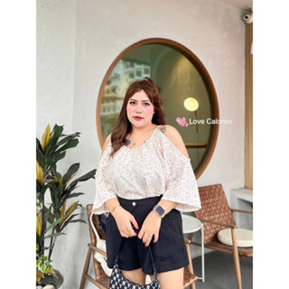 🎈Plussize เสื้อคนอ้วน🎈 Freesize อก 38-48”