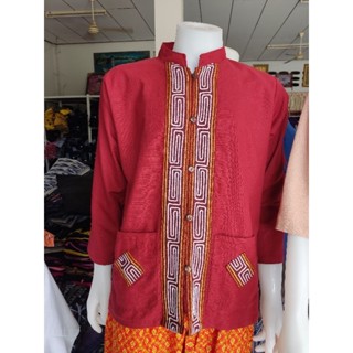 เสื้อผ้าฝ้ายซินมัยแขนยาวคอจีน เสื้อพื้นเมืองผู้ชาย S-2xl
