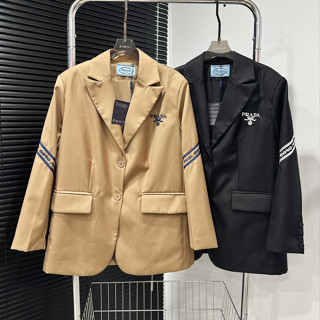 2สี BLAZER PRADA เบรเซอร์ เสื้อสูท ผ้าสูทเนื้อดี เข้ารูปสวยงาม พราด้า ปราด้า