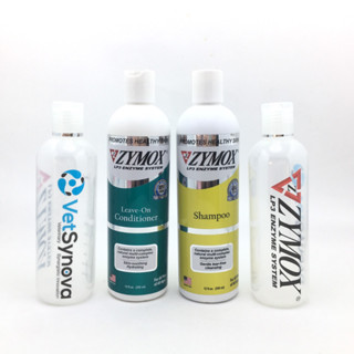 Zymox Shampoo และ ครีมนวด แชมพูอาบน้ำสุนัข ลดอาการคัน กำจัดเชื้อแบคทีเรีย เชื้อรา และ ยีสต์