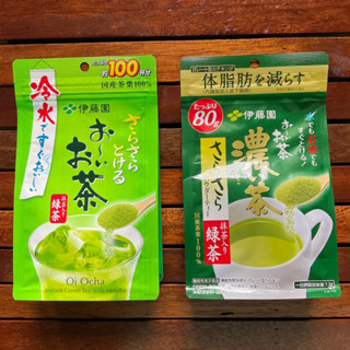 ชาเขียวญี่ปุ่น ITOEN  Instant green tea 40g 80g อิโตเอ็นผงชาเขียวพร้อมชง ไม่หวาน ชงได้ทั้งร้อนและเย็น Matcha