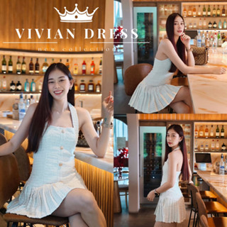 🌸 VIVIAN DRESS 🌸 เดรสลุคสาวไฮโซ