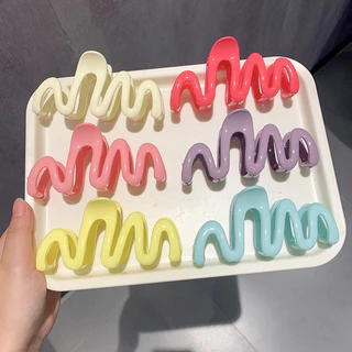🎀พร้อมส่งจากไทย🎀AC-03กิ๊บหนีบผมสไตล์เกาหลีสีลูกกวาดน่ารัก หนีบผมน่ารัก กิ๊บหนีบผมน่ารัก กิ๊บติดผม