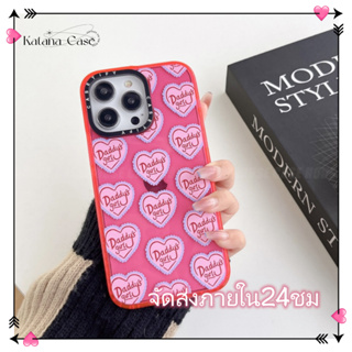 🎐จัดส่งภายใน24ชม🎐เคส for iPhone 11 14 Pro Max Case for iPhone 12 13 ป้องกันการตก การป้องกัน รูปหัวใจ เคสซิลิโคนนิ่ม