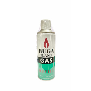 แก๊สกระป๋อง BUGA GAS 300g. สำหรับเติมไฟแช๊ค (ราคาต่อ1กระป๋อง)